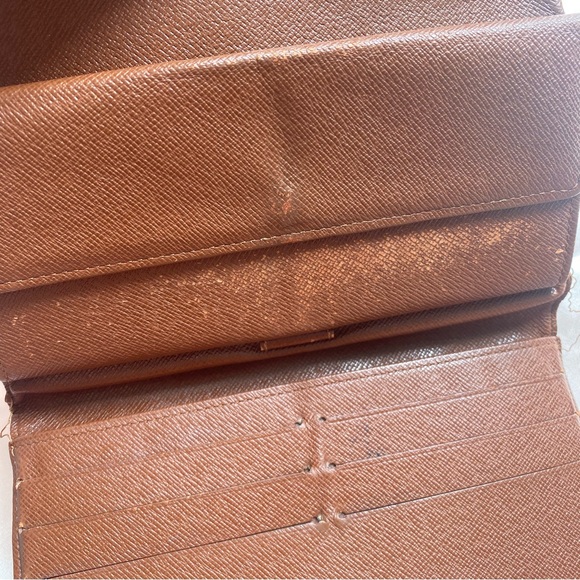 Womens Trifold LOUIS VUITTON  Monogram Portefeuille Long Wallet - Picture 8 of 15